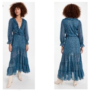 MISA LA Amelia in Cerulean Ditzy Dress
Sz XL